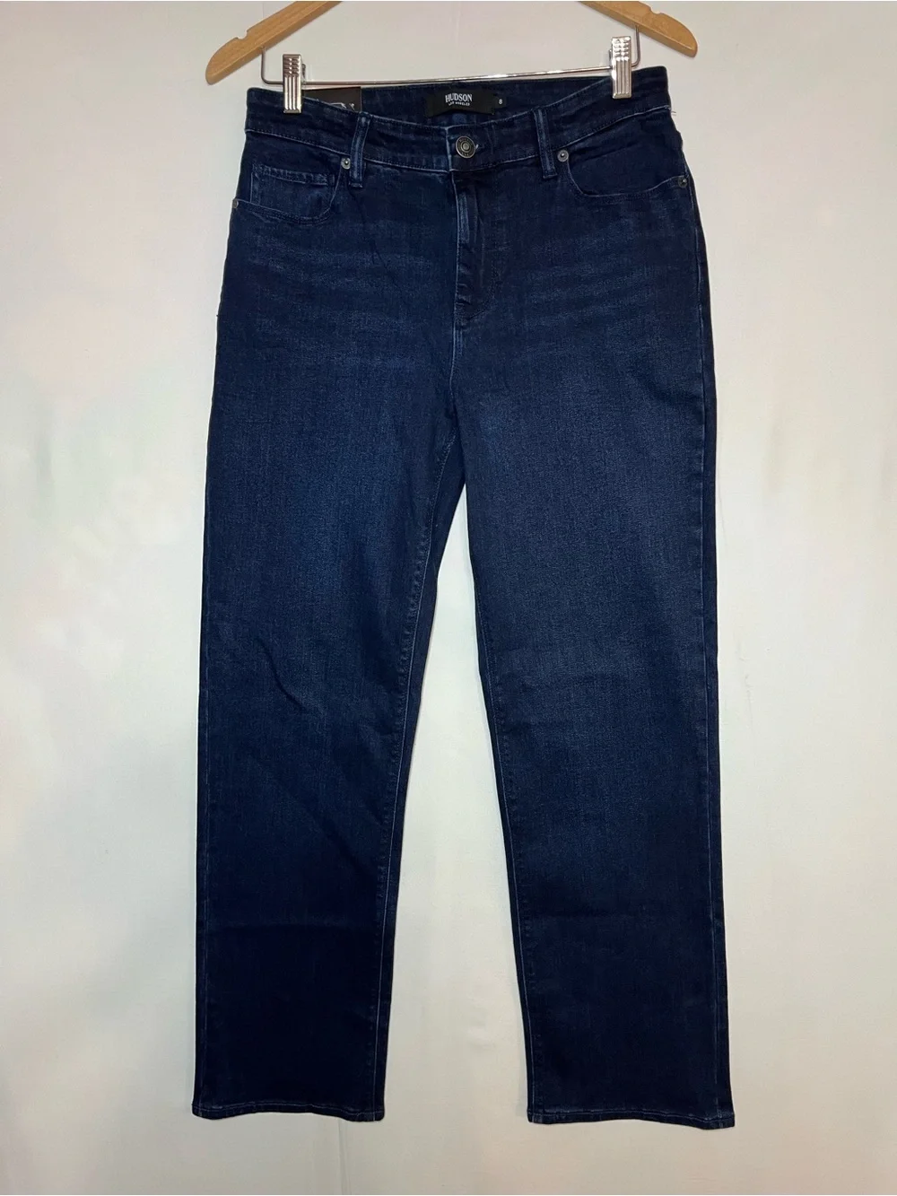 Hudson Straight Leg Jeans NWT Dark Wash Size 29‎ Blue High Rise Casual Classic